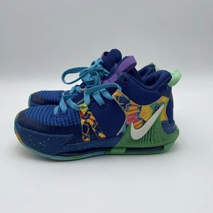 Nike LeBron Witness 7 'Kaleidoscope' Basketball Shoes Size 3.5 Youth - Picture 1 of 11