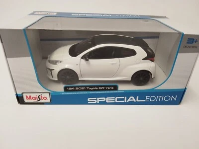 Maisto Toyota Yaris GR white 2021 1/24 32909WH - Immagine 1 di 4