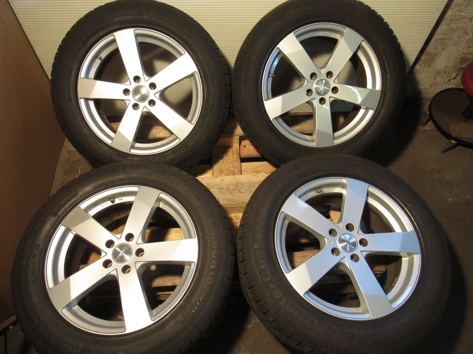 7mm! 1A Aluräder Winterreifen Conti Mercedes GLC + Audi Q5 - 235/60 R18 5x112 - Bild 1 von 4