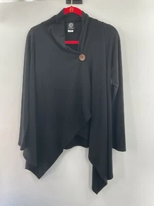 Bobeau women’s small black cardigan one Button 085 - Picture 1 of 5