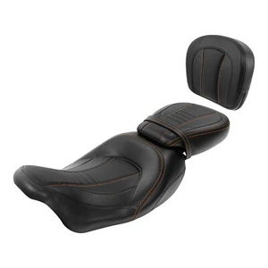 Rider Driver Passenger Seat Backrest Fit For Harley Street Road Glide 2009-2023 - Picture 1 of 12