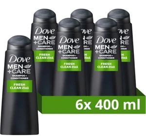 6X Dove Men+Care 2 in 1 Fortifying Shampoo & Conditioner, 6x400ml see descriptio - Picture 1 of 8