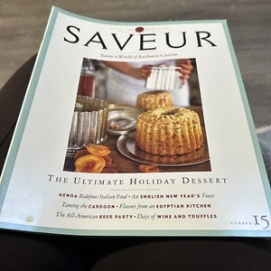 Saveur 15 Nov./ Dec. 1996 Fruitcake Genoa English New Year Cardoon Egypt - Picture 1 of 2