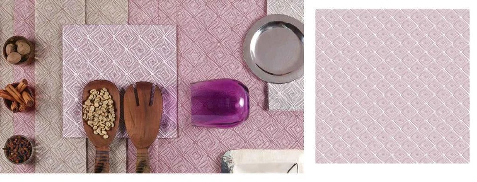 Set 50 Pezzi Tovaglioli da Tavola Carta Simil Tessuto Etnic Rosso Granato 40 ... - Immagine 1 di 1