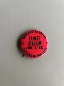 Yankee stadium pin soccer manchester united tottenham hotspur - Picture 1 of 2