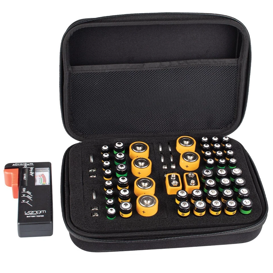 Venom Battery Storage Case and Organiser with Battery Charge Tester - Image 1 of 4
