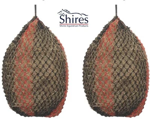 2 LARGE HAYLAGE NETS SHIRES Deluxe Extra Strong Small Mesh Holes 1.75" 45" Long