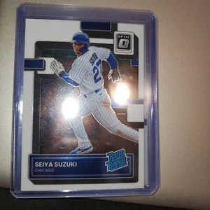 2022 panini optics baseball #99 SEIYA SUZUKI RATED ROOKIE - CHICAGO CUBS - Picture 1 of 3