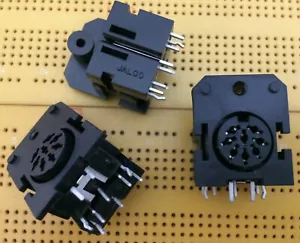 Pannello telaio donna 8 pin DIN presa PCB 8/270° multipolo messa a terra multi quantità - Foto 1 di 1