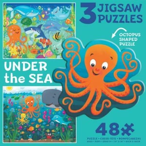 Rompecabezas 3 en 1 para niños Ceaco; Bajo el mar; 48 piezas; 3125-1 - Imagen 1 de 1