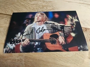 CURT KOBAIN / NIRVANA - Repro-Autogramm - ca. 10x16 - (680) - Picture 1 of 1