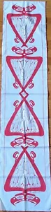 New Vintage Barry Herem Northwest Coast scarf wallhanging Eagle Quadrant L 52" - Picture 1 of 8