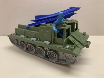 Vintage 1960s Army Rocket Launcher Vehicle w/Rocket - Image 1 of 4