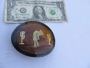 LG, VERY FANCY Vintage Belt Plate, Buckle, Kokapelli Icon, South Western Symbol - Picture 1 of 5
