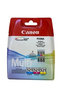 Canon CLI-521 C/M/Y Multi pack - Gelb, Cyan, Magenta - Original -Neu - Bild 1 von 1
