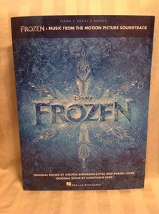 Hal Leonard Corp Music Book FROZEN Soundtrack Sheet Music Piano Vocal Guitar T28 - Picture 1 of 4