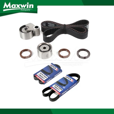 Kit de correa de distribución 2x correas de transmisión 3PK760 6PK1055 aptas para Toyota Camry 1988-1991 2,5 L V6 Foto 1 de 4