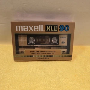 Maxell XLII 90 Minute IEC High Blank Audio Cassette TAPE II Sealed - Japan - Picture 1 of 2