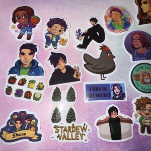 20 Stardew Valley Junimo Stickers Cute Kawaii SDV Sticker Gaming Villager - Picture 1 of 2