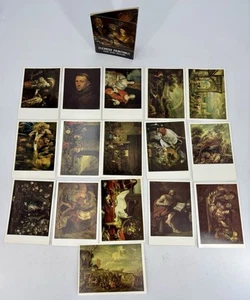 Flemish Paintings From Soviet Museums 14 Vintage USSR Postcards 1980's - Picture 1 of 9