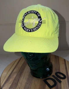 THE GAME, Made In USA NEON UNIVERSITY OF MICHIGAN WOLVERINES HAT, VGC.    D10 - Picture 1 of 3
