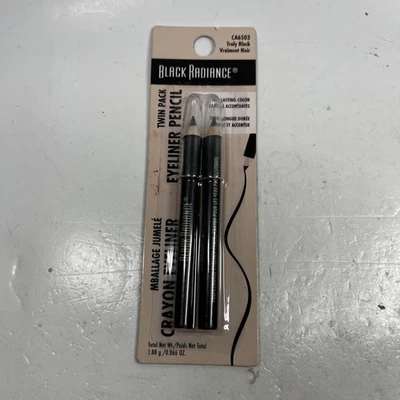 Black Radiance Twin Pack Eyeliner Pencil #CA6503 TRULY BLACK - Image 1 of 2