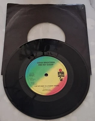 Sarah Brightman and Hot Gossip- I Lost My Heart To A Starship Trooper (1978) VG+ - Image 1 of 4
