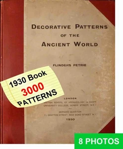 Decorative Patterns of the Ancient World w/ 3000 Line Illustrations Book - Picture 1 of 8