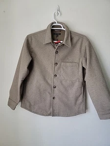 Banana Republic Men's Heritage Shirt Jacket Medium Beige Pockets Lined New - Picture 1 of 14