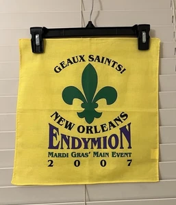 New Orleans Saints Krewe Of Endymion Geaux Saints Taschentuch Karneval 2007 - Bild 1 von 11