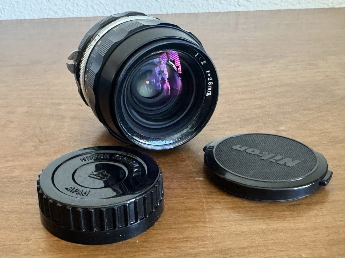 Nikon f/2 Camera Lenses 28mm Focal for sale - eBay