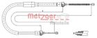 METZGER (11.6573) Handbremsseil, Handbremszug hinten, rechts f&#252;r RENAULT