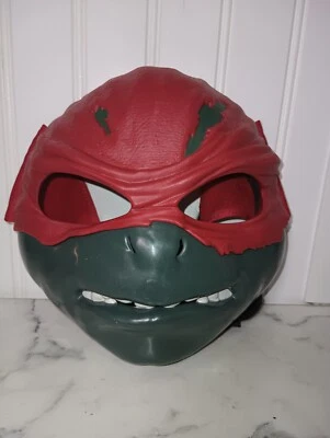 2014 Kids Teenage Mutant Ninja Turtle TMNT Raphael Deluxe Mask Preowned - Image 1 of 3