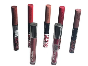 Lot Of 6 New Colored Lip Gloss Rimmell Cover Girl - Picture 1 of 3