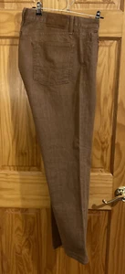 $185 VINCE MEN’S PREMIUM JEANS TOBACCO Brown RUST Sz 34X30 Made In USA - Picture 1 of 7