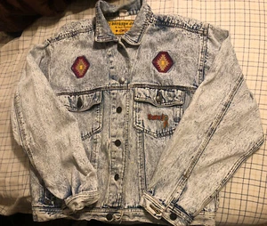 Vintage Urban Equipment Navajo Acid Wash 42” Chest M/L Jean Jacket Women’s 80’s - Picture 1 of 10