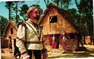 Alte unbestellte Postkarte FORT JAMES Jamestown VA Walter H Miller - Bild 1 von 2