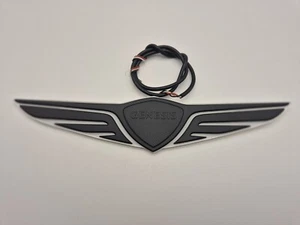 Hood Trunk OEM 3Color New Wing Logo LED Emblem 1PC For 2018~2025+ Genesis G70 - Picture 1 of 40
