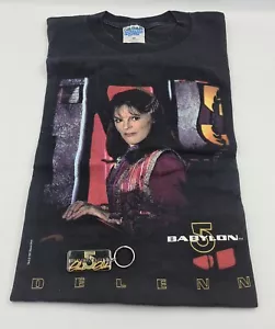 BABYLON 5 : AMBASSADOR DELENN T-SHIRT & KEYRING SIGNED BY CLAUDIA CHRISTIAN (CF) - Picture 1 of 6