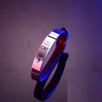 Fußball Star Spieler Ronaldo Messi Silikon Armband Verstellbare Taille Geschenke - Bild 1 von 4