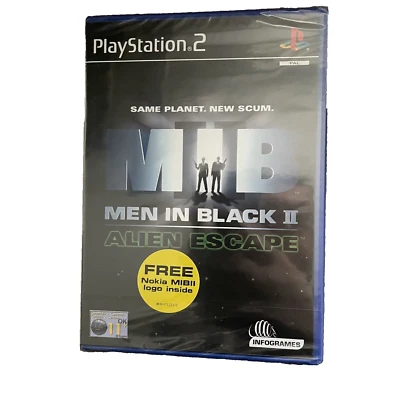 Men in Black II: Alien Escape (Sony PlayStation 2, 2002) New and Sealed - Image 1 of 2