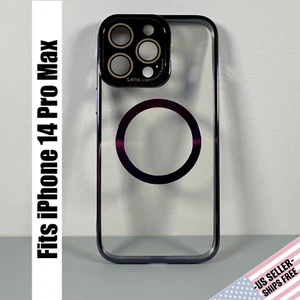 Case for iPhone 14 Pro Max - Purple Glow | Camera Lens Stand | Magnetic - Picture 1 of 18
