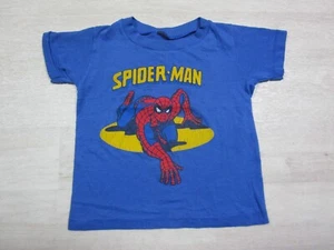 Vintage 80's Marvel Spider-Man T-Shirt Comic Universe Single Stitched Movie Kids - Picture 1 of 11