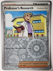 Tarjeta Pokémon Evoluciones Prismáticas REVERSE HOLO Professor's Research 122/131 NM/M - Imagen 1 de 2