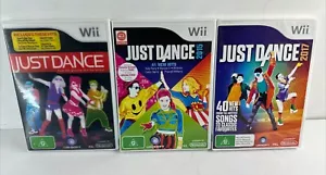 Nintendo Wii Just Dance 1, 2014, 2015 Complete w/ Manual PAL Video Dancing Game - Picture 1 of 12