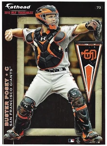 BUSTER POSEY FATHEAD TRADEABLES SAN FRANCISCO GIANTS REMOVABLE STICKER 2012 #73 - Picture 1 of 2