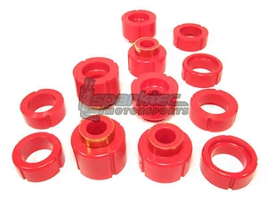 Prothane Body Mount Bushings Kit 88-98 Chevy/GMC Pickup 2/4WD Standard Cab Red - Picture 1 of 4