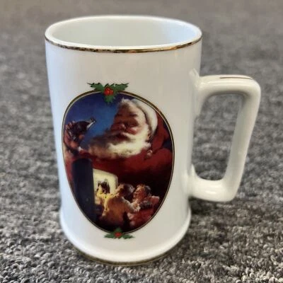 Vintage 1996 Coca Cola Santa When Friends Drop In Coffee Cup Collector Edition - Image 1 of 4
