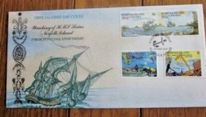 Norfolk Island #471-474 Wreck of HMS Sirius SHIP 200th ANNIVER SET FDC 1790-1990 - Picture 1 of 1