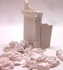 1/35 Scale Diorama Ruins Walls Rubble Piles Debris Brick Concrete